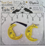 4x4 DIGITAL DOWNLOAD Crescent Moon Bookmark Ornament