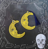 4x4 DIGITAL DOWNLOAD Crescent Moon Bookmark Ornament