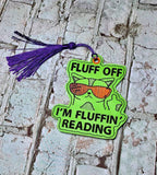 DIGITAL DOWNLOAD Fluff Off I'm Reading Bookmark