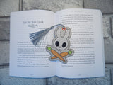 4x4 DIGITAL DOWNLOAD Sketchy Skelly Bunno Bookmark