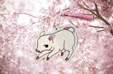 4x4 DIGITAL DOWNLOAD Fruits Basket Boar Pig Bookmark