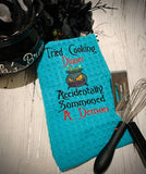 DIGITAL DOWNLOAD Tried Cooking Dinner Summoned Demons Design 4 Sizes SKETCH