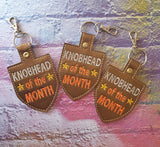 DIGITAL DOWNLOAD Knobhead of the Month Award Snap Tab