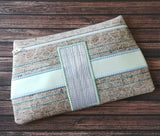 DIGITAL DOWNLOAD Between The Lines Clutch Applique Zipper Bag Lined and Unlined
