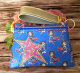 DIGITAL DOWNLOAD Stargazer Clutch Applique Zipper Bag Lined and Unlined