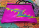 DIGITAL DOWNLOAD Thunderstruck Clutch Applique Zipper Bag Lined and Unlined
