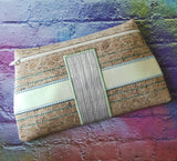 DIGITAL DOWNLOAD Between The Lines Clutch Applique Zipper Bag Lined and Unlined