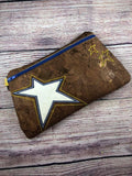 DIGITAL DOWNLOAD Stargazer Clutch Applique Zipper Bag Lined and Unlined
