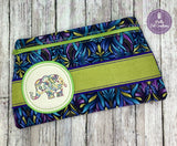 DIGITAL DOWNLOAD Susan Clutch Applique Zipper Bag Lined and Unlined