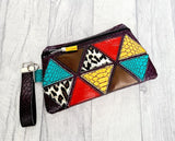 DIGITAL DOWNLOAD Triangulate Clutch Applique Zippered Bag Lined and Unlined