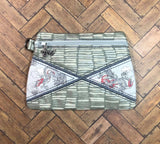 DIGITAL DOWNLOAD Christina Clutch Applique Zippered Bag Lined and Unlined