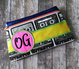 DIGITAL DOWNLOAD Susan Clutch Applique Zipper Bag Lined and Unlined