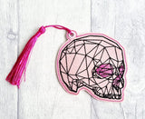 4x4 DIGITAL DOWNLOAD Geometric Skull Bookmark