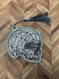 4x4 DIGITAL DOWNLOAD Geometric Skull Bookmark