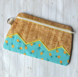 DIGITAL DOWNLOAD Carin Clutch Applique Zippered Bag Lined and Unlined