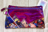 DIGITAL DOWNLOAD Origami Clutch Applique Zippered Bag Lined and Unlined
