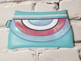 DIGITAL DOWNLOAD Kellie Clutch Applique Zippered Bag Lined and Unlined