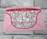DIGITAL DOWNLOAD Jamie Clutch Applique Zippered Bag Lined and Unlined