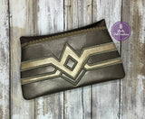 DIGITAL DOWNLOAD Stacey Clutch Applique Zipper Bag Lined and Unlined