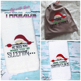 DIGITAL DOWNLOAD Sinister Santa BUNDLE 3 Versions 3 Sizes Included Applique