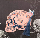 4x4 DIGITAL DOWNLOAD Anatomical Skull Hanger Bookmark Ornament