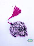 4x4 DIGITAL DOWNLOAD Geometric Skull Bookmark