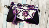 DIGITAL DOWNLOAD Shanna Clutch Applique Zipper Bag Lined and Unlined