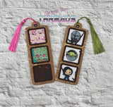 5x7 DIGITAL DOWNLOAD Triple Applique Bookmark
