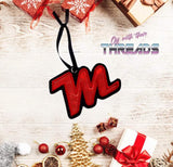 DIGITAL DOWNLOAD Applique Alphabet Ornament Bookmark Set 26 DESIGNS INCLUDED