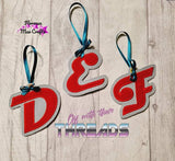 DIGITAL DOWNLOAD Applique Alphabet Ornament Bookmark Set 26 DESIGNS INCLUDED