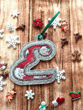 DIGITAL DOWNLOAD Applique Alphabet Ornament Bookmark Set 26 DESIGNS INCLUDED