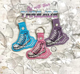 DIGITAL DOWNLOAD Chucks and Pearls Snap Tab Key Chain