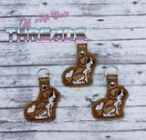 DIGITAL DOWNLOAD St Bernard Snap Tab Key Chain