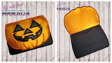 DIGITAL DOWNLOAD Applique Jack O Lantern Envelope Clutch Lined and Unlined