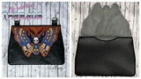 DIGITAL DOWNLOAD Death Moth Envelope Clutch  Lined and Unlined