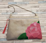 DIGITAL DOWNLOAD Jozel Clutch Applique Zippered Bag Lined and Unlined